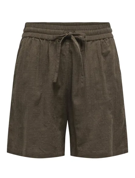 ONLTIZANA Shorts aus Baumwolle mit Gürtel