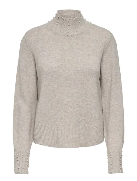 JDYRUE LIFE L/S HN PEARL PULLOVER KNT