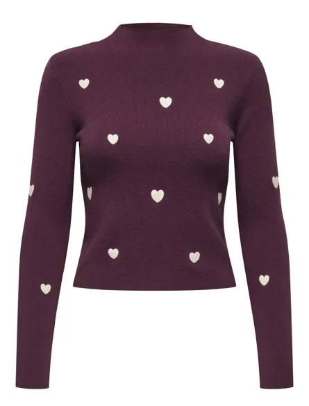 STUHEARTS L/S PULLOVER KNT