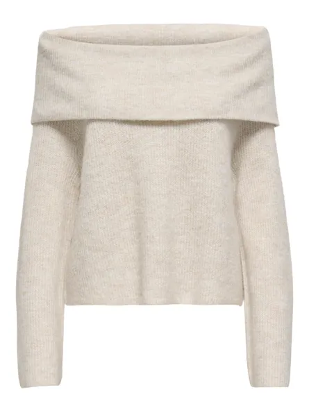 PGMARIYA Strikket pullover med lange ærmer og løs pasform