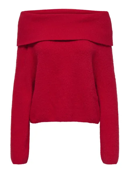 PGMARIYA Strikket pullover med lange ærmer og løs pasform