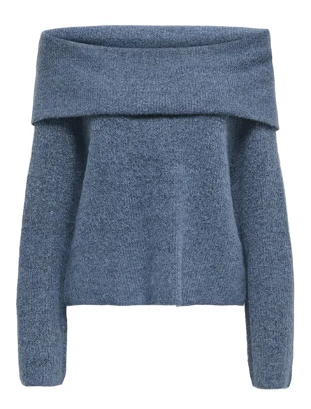 PGMARIYA Strikket pullover med lange ærmer og løs pasform