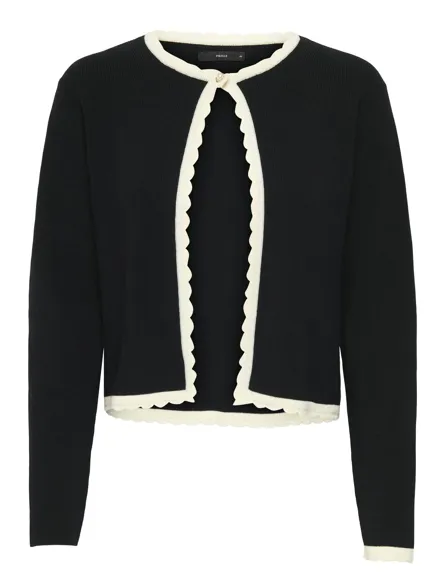 PGSALTA Langærmet Regular Fit O-hals strikket cardigan