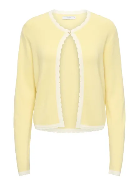 PGSALTA Langærmet Regular Fit O-hals strikket cardigan