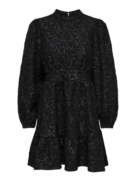 STUDARIA L/S FLOUNCE DRESS WVN