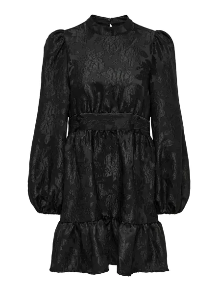 STURIVA L/S FLOUNCE DRESS WVN