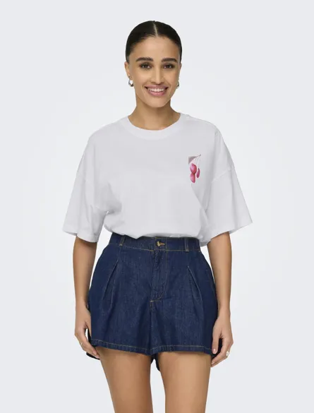 ONLVIVVI S/S LOVELY TOP JRS