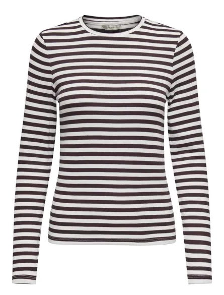 ONLMAI STRIPE L/S TOP JRS NOOS