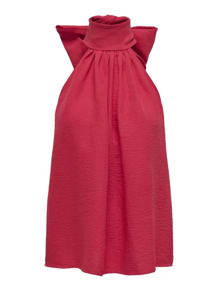 STUCARA S/L SOLID TIE TOP WVN