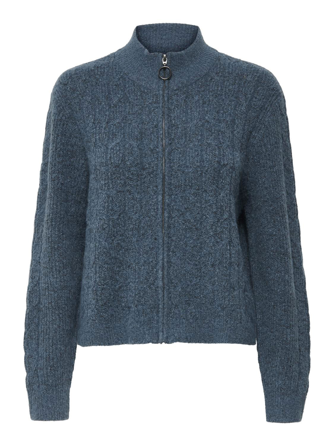 PGTOKYO L/S ZIP CABLE CARDIGAN KNT