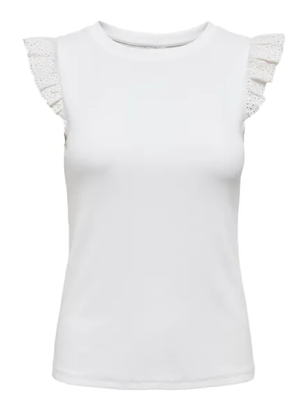 JDYSOFIA S/L FRILL TOP JRS DIA