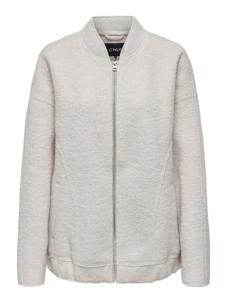 ONLSANNE BOUCLE OVERSIZE BOMBER OS OTW