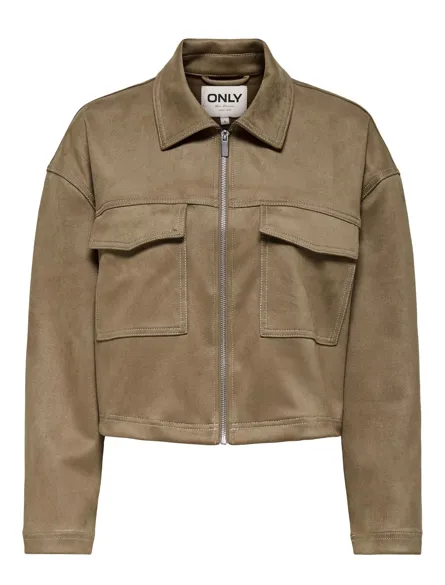 ONLSTINA FAUX SUEDE JACKET PNT