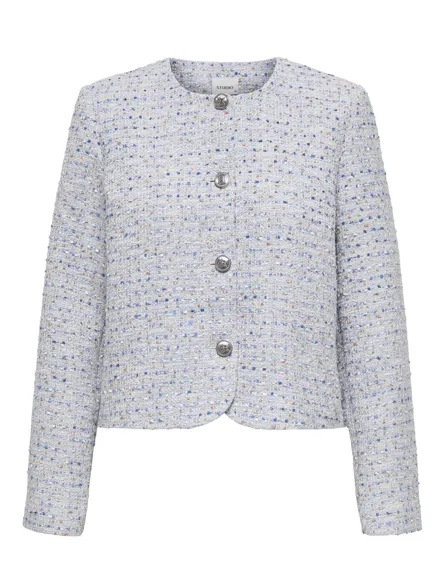 STUSIENNA Jas met button-down kraag en knoopsluiting
