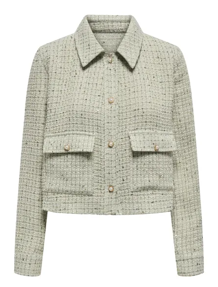 STUHANNAH Jacke mit Button-Down-Kragen und Fronttaschen