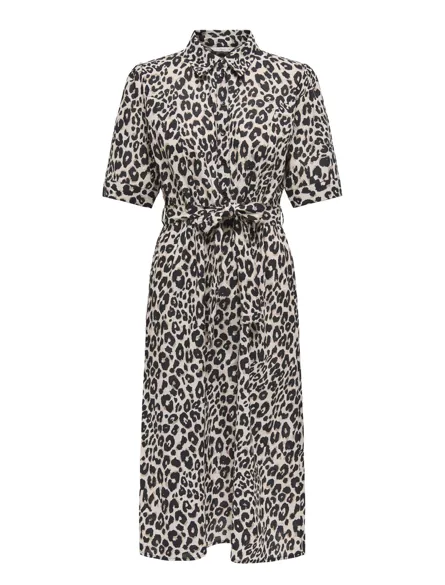 PGBILLY Elegantes Kleid mit regulärer Passform und Knopfverschluss