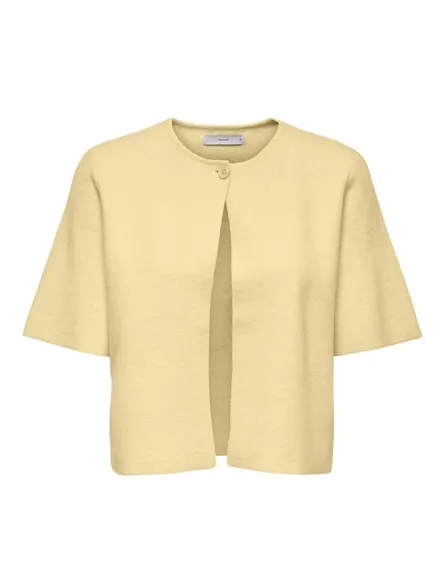 PGHALI Kortærmet, regular fit strikket cardigan o-hals design