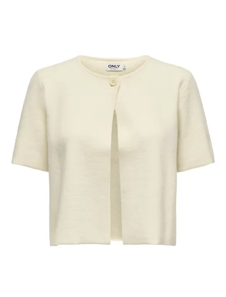 PGHALI Kortærmet, regular fit strikket cardigan o-hals design