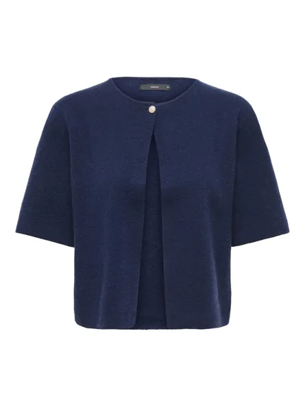 PGHALI Kortærmet, regular fit strikket cardigan o-hals design