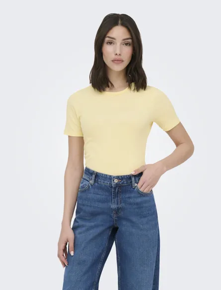 JDYLUCKY S/S O NECK TOP JRS NOOS