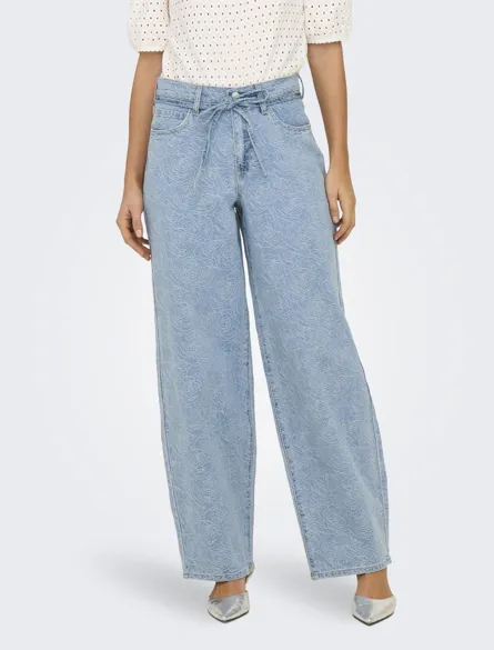 ONLGIANNA MW STRAIGHT FLOWER DNM BJ