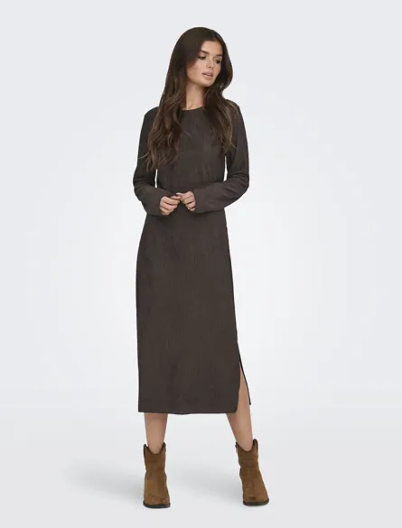 JDYBELLA L/S STRUCTURE DRESS JRS