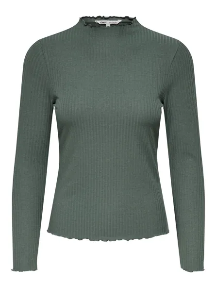 ONLEMMA 2 L/S HIGH NECK TOP JRS