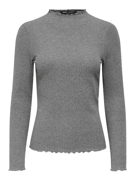 ONLEMMA 2 L/S HIGH NECK TOP JRS
