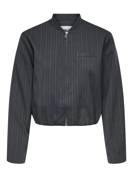 ONLAGGIE LIFE L/S PINSTRIPE BOMBER TLR