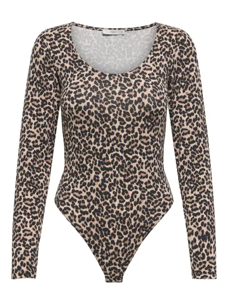 PGLOVE Rompertje met lange mouwen en U-hals en knoopsluiting