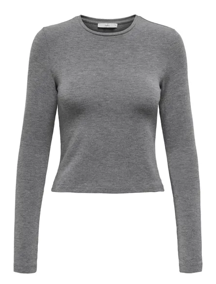 PGVIRRO Dagelijkse slijtage O-hals top met lange mouwen