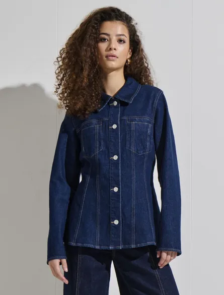 ONLELLE L/S FITTED DNM JACKET GUA