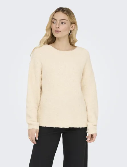 JDYBITTEN LIFE L/S VN REVERS. PULL KNT