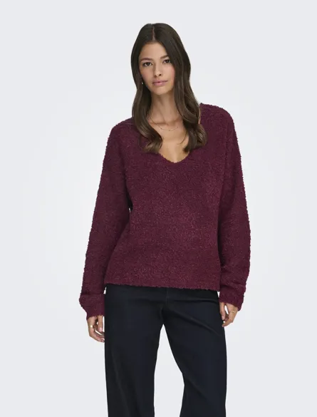 JDYBITTEN LIFE L/S VN REVERS. PULL KNT