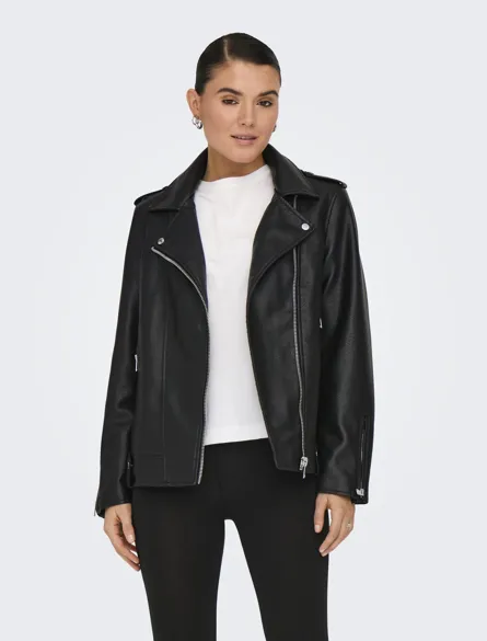ONLMILLE FAUX LEATHER JACKET OTW