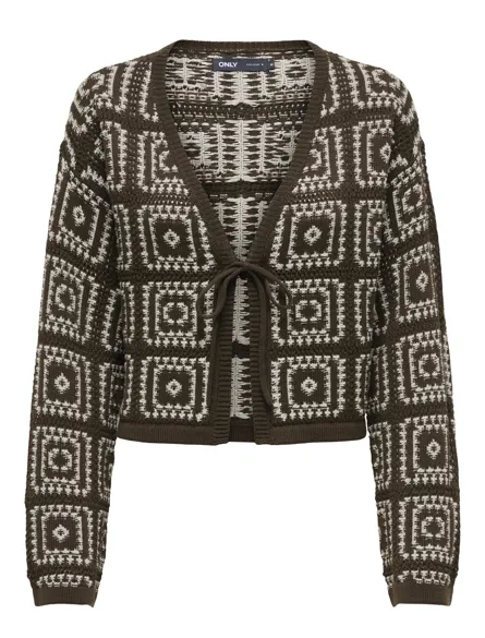 ONLLOA LS STRING CROCHET CARDIGAN RP KNT