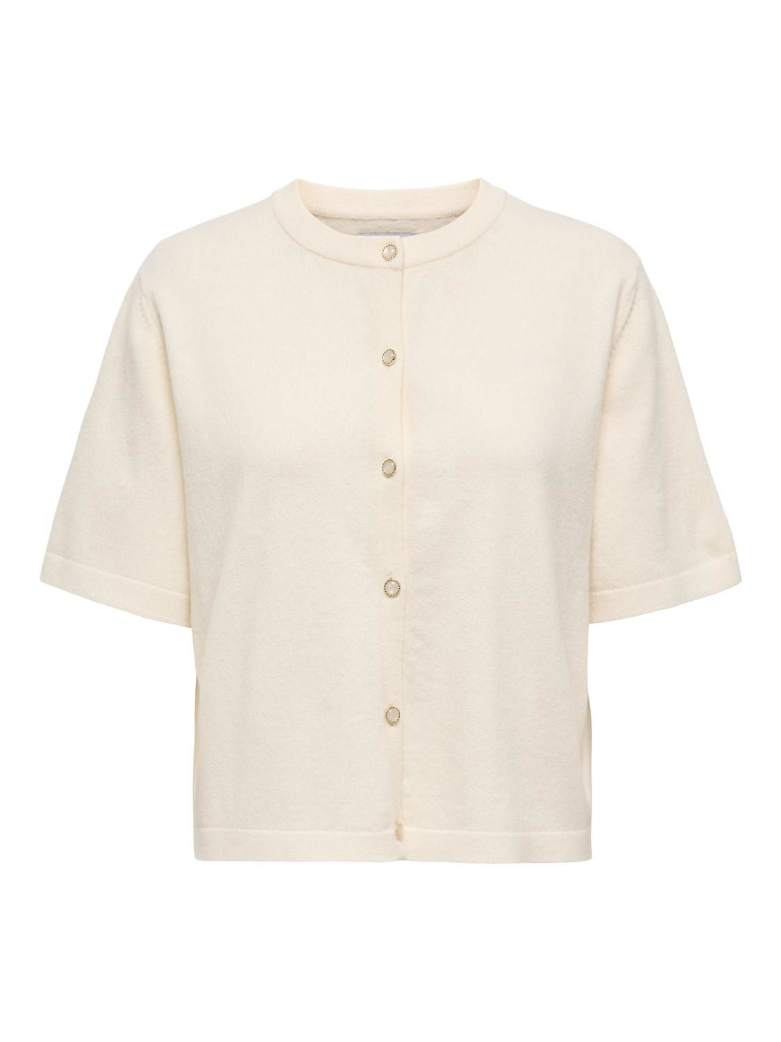 PGROSA S/S O-NECK CARDIGAN KNT