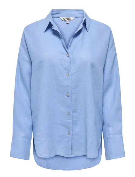 ONLBRUXELLES L/S LIN BL SHIRT PNT