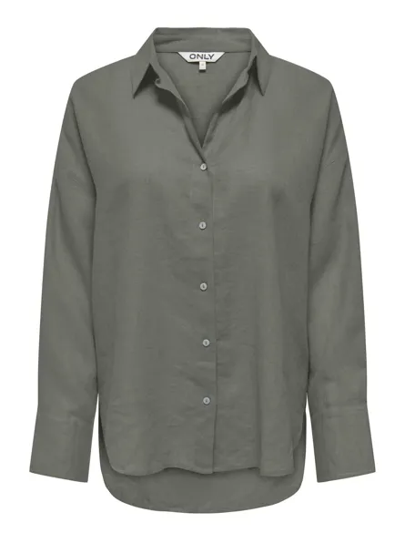 ONLBRUXELLES L/S LIN BL SHIRT PNT