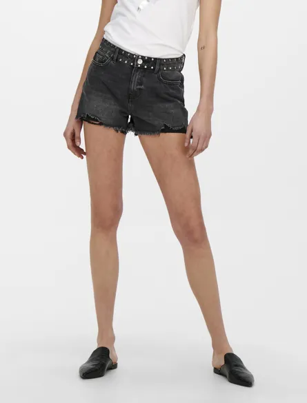 ONLPACY HW STUDDED DNM SHORTS BJ OS