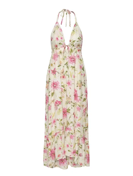 ONLFLOWER Elegant ærmeløs kjole til et sommerbryllup