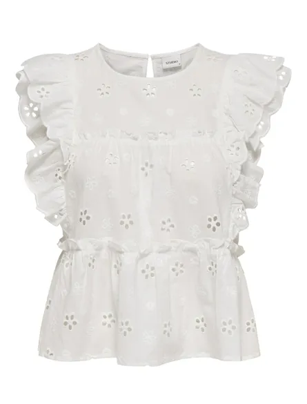 STUATHEA Feminin Top Tank Top med kvartknaplukning