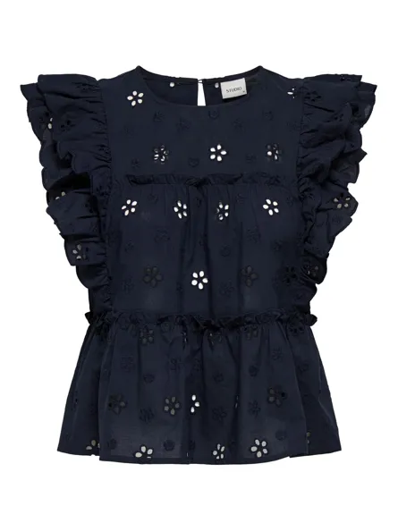 STUATHEA Feminin Top Tank Top med kvartknaplukning