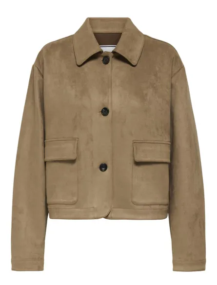 STUSAVA Jas met lange mouwen en hoge hals, ideaal voor dagelijks gebruik