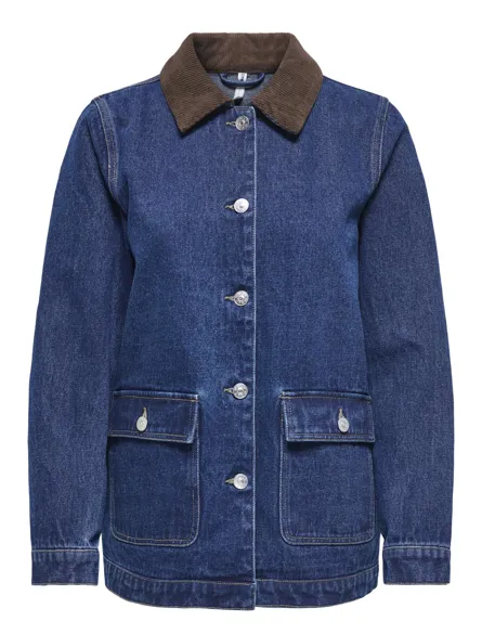 ONLFRANKIE LS CORD OVS DNM JKT GUA