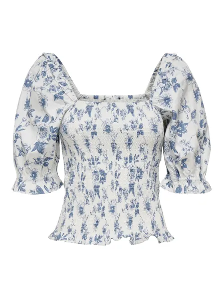 PGLOLA Feminines Smock-Top mit Regular Fit