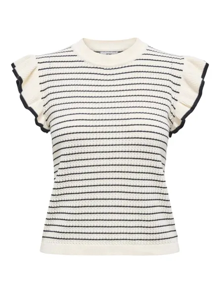 JDYCARICE S/L FRILL PULLOVER KNT NOOS
