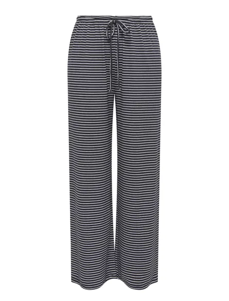 ONLSAGA Loose Fit Strikkede Bukser med Snøre Detalje