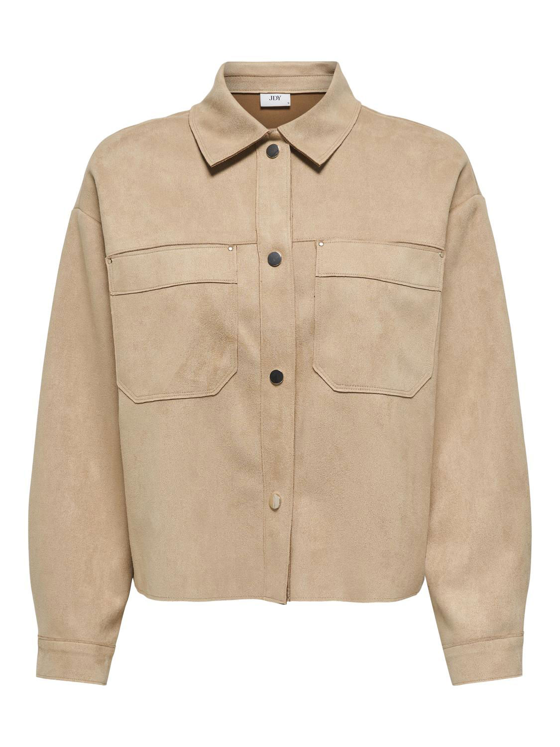 JDYJULLE L/S FAKE SUEDE SHIRT JRS NOOS