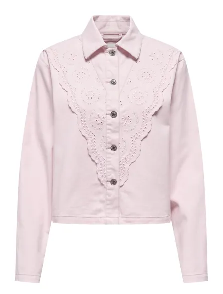 ONLELSA CROCHET SHIRT JACKET CC OTW